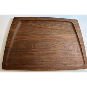 JK Adams mid-century modern style wood tray/cutting board.